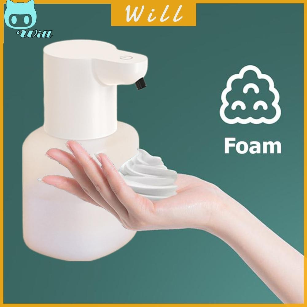 เครื่องจ่ายสบู่อัตโนมัติขนาด 550 มล. เครื่องจ่ายสบู่แบบชาร์จไฟได้สําหรับห้องครัวห้องน้ํา