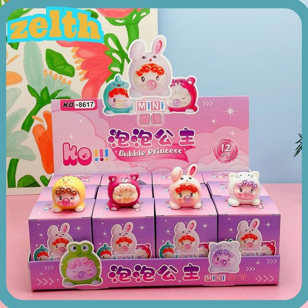 Zelth 12 กล่อง/เซ็ตอะนิเมะการ์ตูนรูป, Chiikawa Pop Bean Box, แฟชั่น Kawaii Loopy PVC กล่องของเล่นสําหรับเด็ก