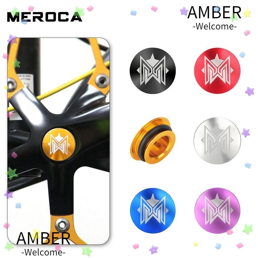 Amber ฝาครอบข้อเหวี่ยง กันน้ํา อุปกรณ์เสริม สําหรับรถจักรยาน MUQZI