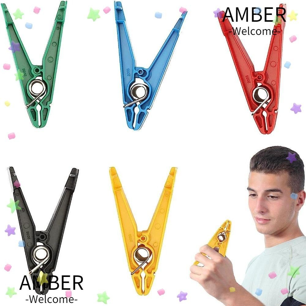 Amber Pinch Pin Exerciser, Strengthening การออกกําลังกาย Finger Grip Polypropylene Finger Strengthener, สีฟ้าการฝึกอบรมทางกายภาพExerciser สีเหลืองสี Therapy เครื่องมือผู้หญิงผู้ชาย