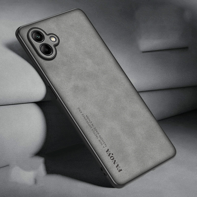 ซองหนังหรูหราสําหรับ Samsung Galaxy A06 กันกระแทกป้องกัน Slim Thin เคสโทรศัพท์มือถือพร้อมการป้องกันกล้อง