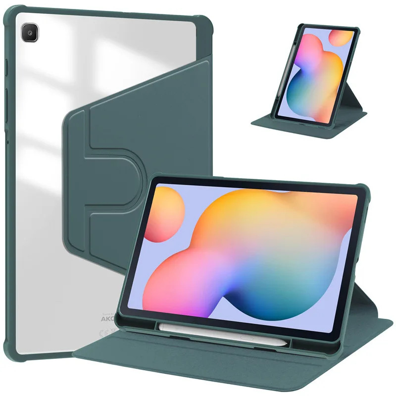 ปลอก Samsung Galaxy Tab S6 Lite 10.4 2024 SM-P620 หมุนพร้อมที่ใส่ดินสอสําหรับ Tab S6 Lite 10.4 "P610