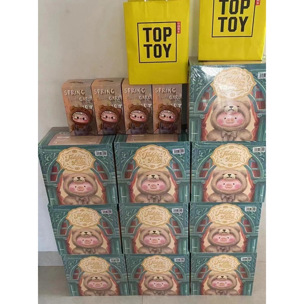 【พร้อมส่ง】teddy lulu lulu the piggy ชุด teddy lulu กล่องสุ่ม มาพร้อมอุปกรณ์ตุ๊กตาและของขวัญตุ๊กตา✨แท