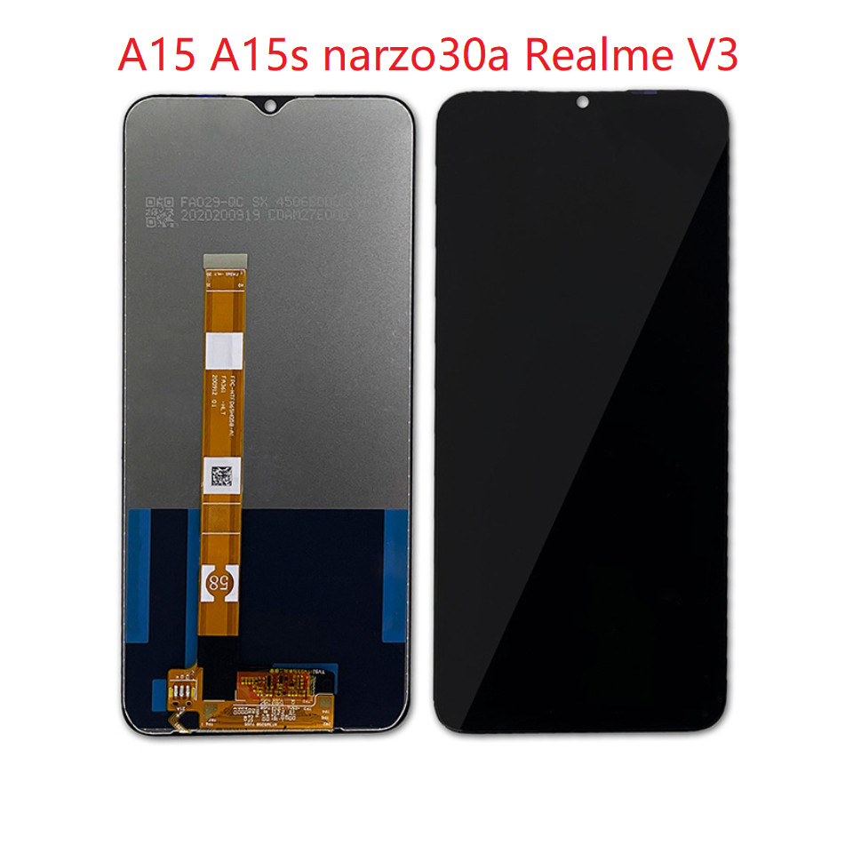 หน้าจอ OPPO A15 A15s narzo30a Realme V3 จอพร้อมทัชสกรีน จอ+ทัชfor A16 A16k C25 Realme C25s  Touch A5