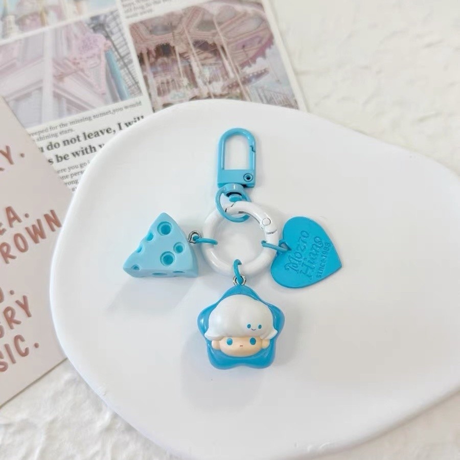 Pop Mart ของแท้ Lucky Star น่ารักเม็ดพวงกุญแจจี้กระเป๋ารถ sp Baby Dimoo ของขวัญประณีตสร้างสรรค์