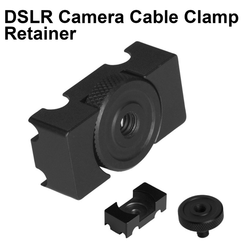 Okee Tether กล้อง DSLR ดิจิตอลสาย USB บล็อกล็อคคลิป Clamp Mount to กล้องขาตั้งกล้อง Quick Release แผ่น Tethering Cab