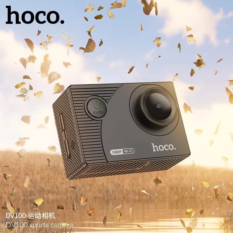 แท้100% ส่งไว รับประกัน1ปีเต็ม! HOCO DV100 Sports camera คุณภาพ 1080P กล้องกันน้ำลึก 30 เมตร กล้องติดหมวกกันน๊อค thumbnail 3