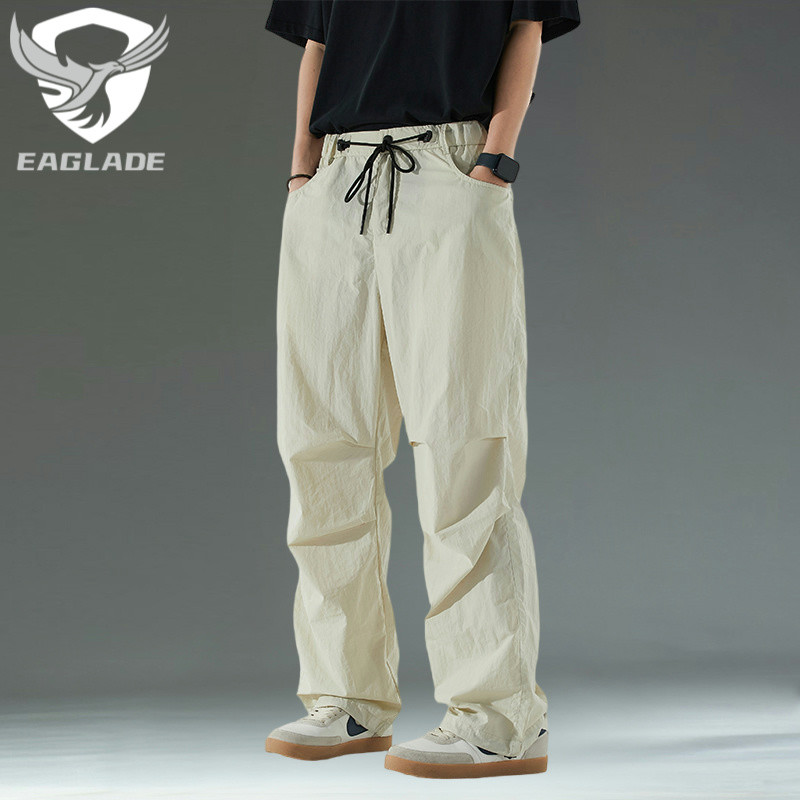 Eaglade Tactical Cargo Baggy Loose Pants for Men 80130 in Apricot Stretchable Waterproof Quick Dry B02
