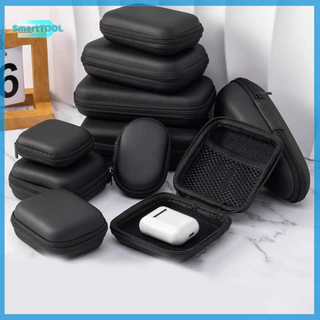 UTZN> แบบพกพา 3C Hard Digital Gadgets กระเป๋าเก็บหูฟังหนังเทียมเคสชาร์จสายเคเบิลข้อมูล U Disk Organizer ใหม่