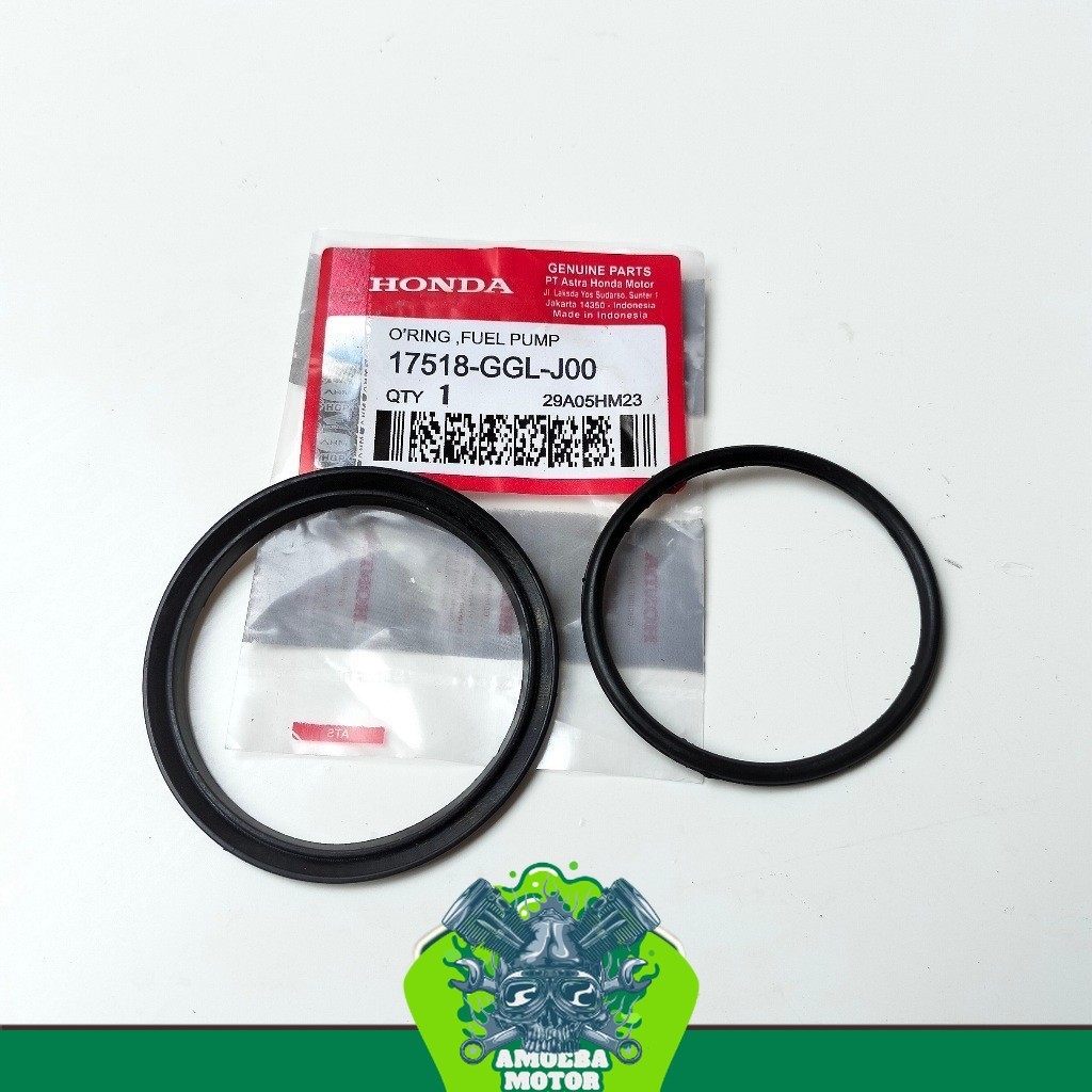 O แหวนซีลการใช้ปั๊ม Honda Beat Fi Scoopy FI Vario 110 - Beat Esp 17518 - GGL- J00 Ori