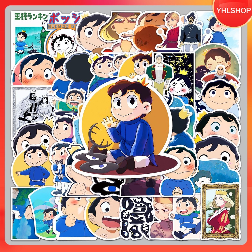 🍁YHL🍁พร้อมส่ง 50ชิ้น สติกเกอร์ มังกะ อันดับพระราชา Ousama ranking Sticker