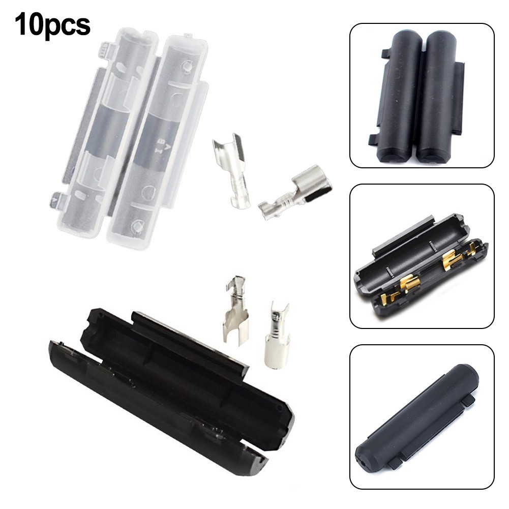 Bloomy10pc ในสาย 6x30 มม.ฟิวส์ผู้ถือ Crimp ถั่วลิสง Flip Shell Push Fit ประเภทจักรยาน Quad