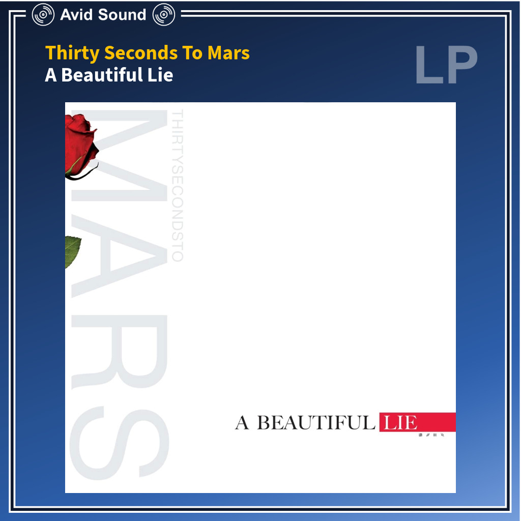 [ ออก E-Tax ได้ ] แผ่นเสียง Thirty Seconds To Mars A Beautiful Lie ใหม่ ซีล Thirty Seconds To Mars V