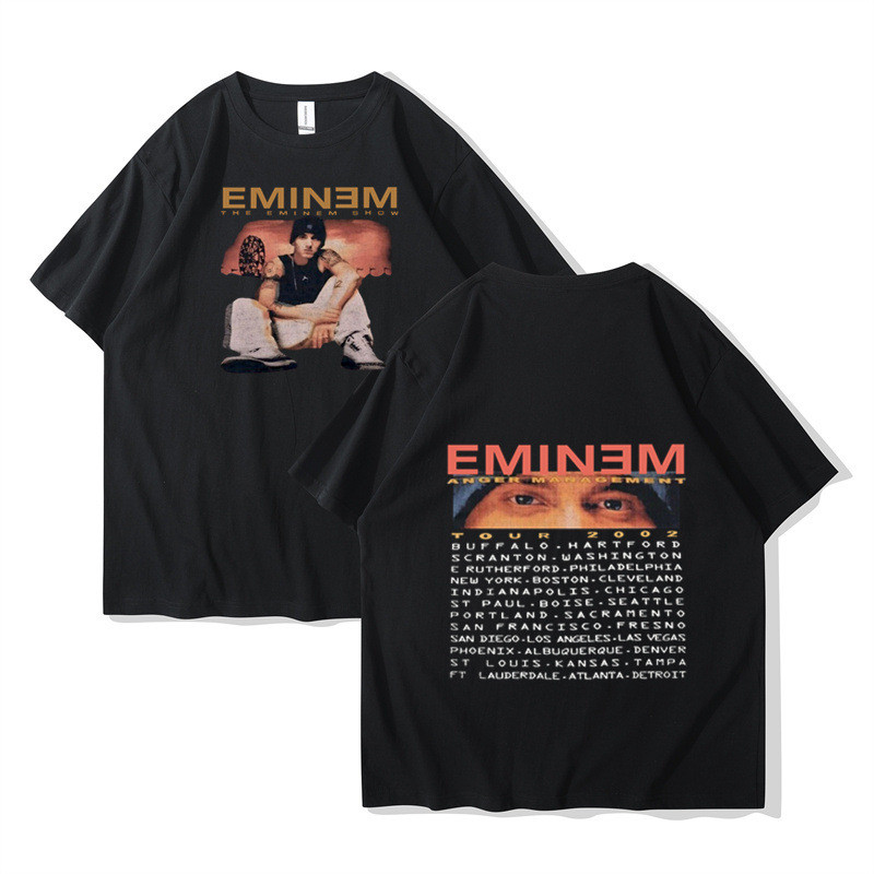 现货 Eminem Anger Management Tour T Shirt Vintage