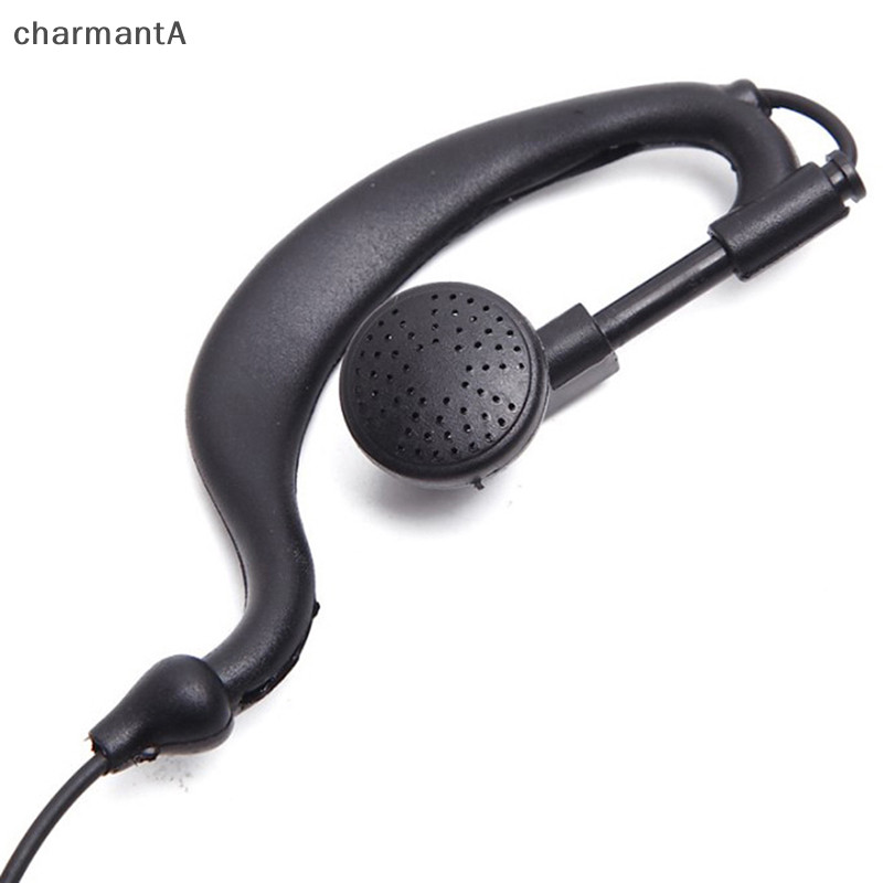 CharmantA 2 Pin Walkie-Talkie ชุดหูฟังแบบมีสายสองทางวิทยุหูฟังสําหรับ BF-888S UV5R Walkie Talkie 992