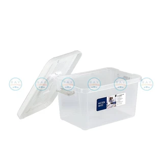 Super Lock กล่องหูหิ้ว ฝาล็อค 4.8,8.5 ลิตร (6641,6642) Container กล่องเก็บของ กล่องฝาล็อค กล่องมีที่ล็อค