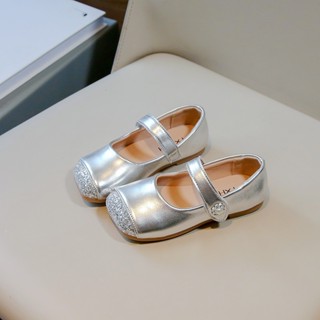 COCO รองเท้าคัทชูเด็กผู้หญิงแบบสวม สีพื้น รุ่น T1002