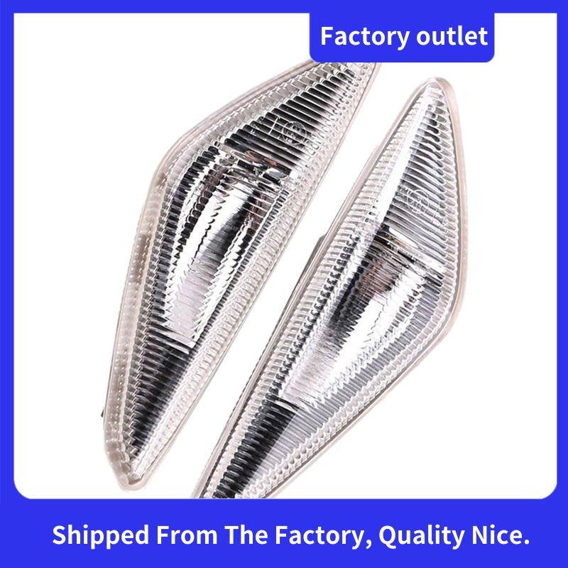 1 คู่สําหรับ-BMW X3 X5 X6 E70 E71 2008-2014 F25 Fender Side Marker ไฟเลี้ยวไฟสัญญาณ 63137171007 63137171008 ทนทาน