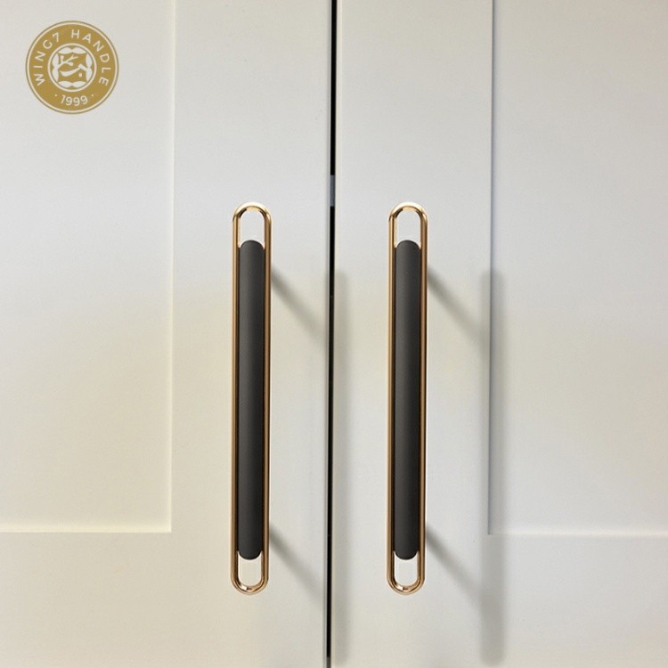 【ใหม่ 2025】ลูกบิดประตูตู้เสื้อผ้า ลิ้นชัก สีทอง สไตล์นอร์ดิกมือจับตู้มือจับมือจับตู้เสื้อผ้า