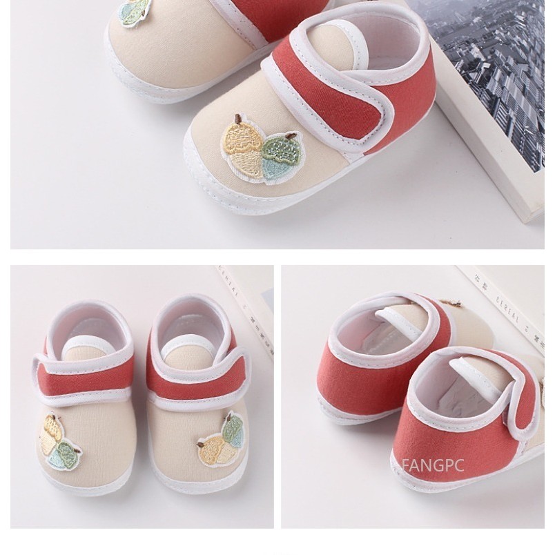 รองเท้าเด็กพื้นนุ่มด้านล่างกันลื่นดีไซน์การ์ตูนน่ารักสําหรับเด็กชายและเด็กหญิง 0-1 ปี - รูปที่ 7