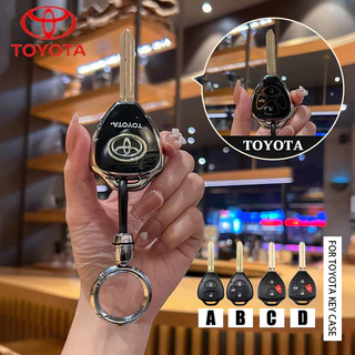 เคสกุญแจรถโตโยต้า Toyota vios/yaris/ Vitz/commuter/vigo/innova/fortuner ปลอกกุญแจรถ พวงกุญแจโตโยต้า