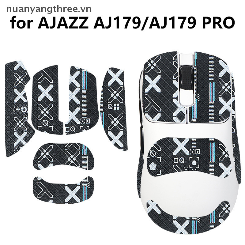 Anti-SLIP Mouse Grip เทปสติกเกอร์สเก็ตสําหรับ AJAZZ AJ179/AJ179 Pro เมาส์สําหรับเล่นเกมสําหรับ E-Spo