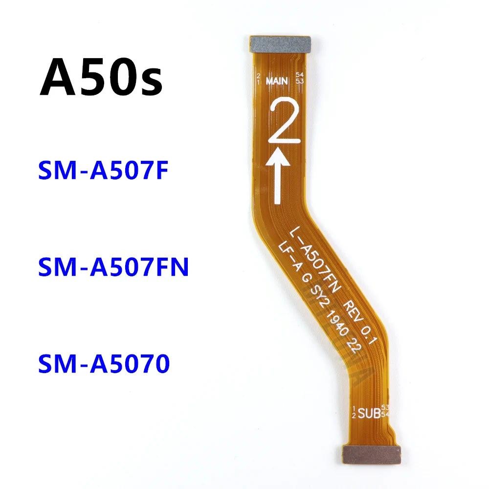 เมนบอร์ด Flex สําหรับ Samsung Galaxy A50s A507F SM-A507FN เมนบอร์ด Connector Flex Cable อะไหล่ซ่อม