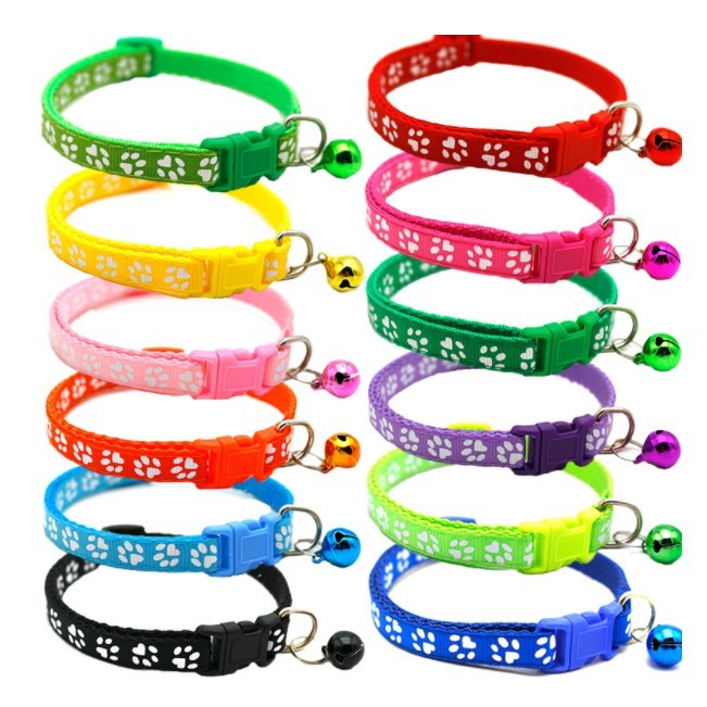 ปลอกคอหมาและแมว ปลอกคอสัตว์เลี้ยง กระดิ่ง ราคาถูกพร้อมส่ง