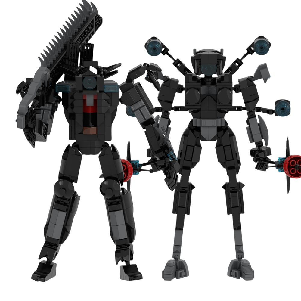 Lego Titan Monitor King Skibidi Toilet Titan Female unparalleled god of war ของขวัญวันเกิดสําหรับเด็