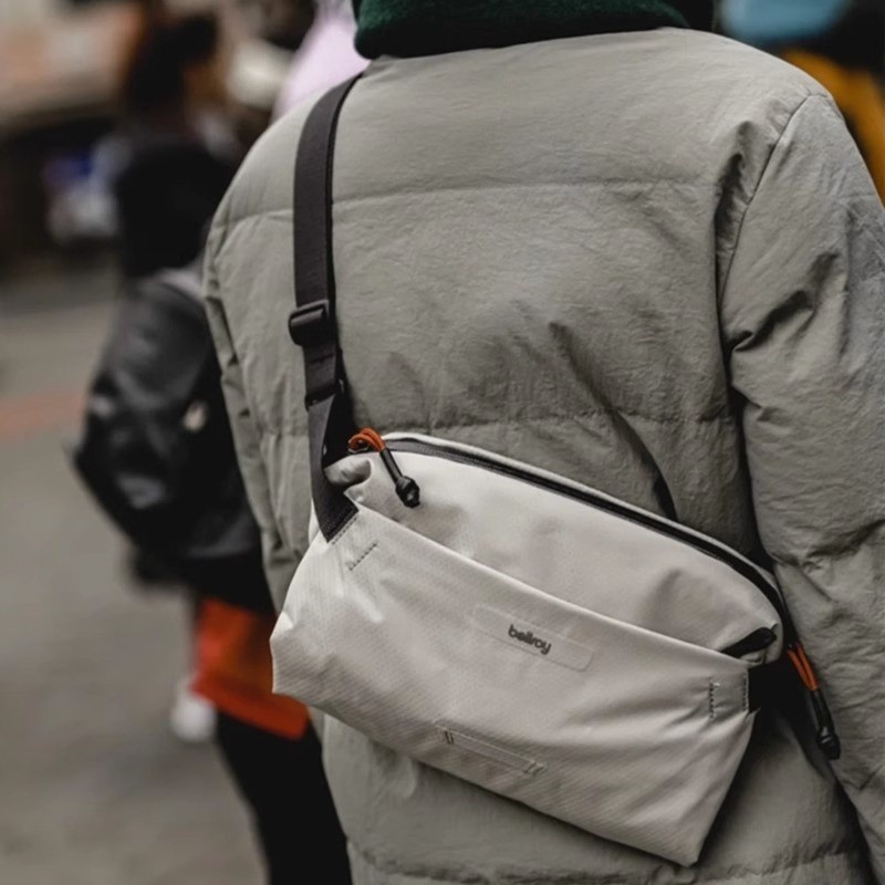 Bellroy Australia Lite Sling 7L Light Walking Chest Bag กระเป๋าสะพาย Commuter กระเป๋าคาดเอวสําหรับบุรุษและสตรี
