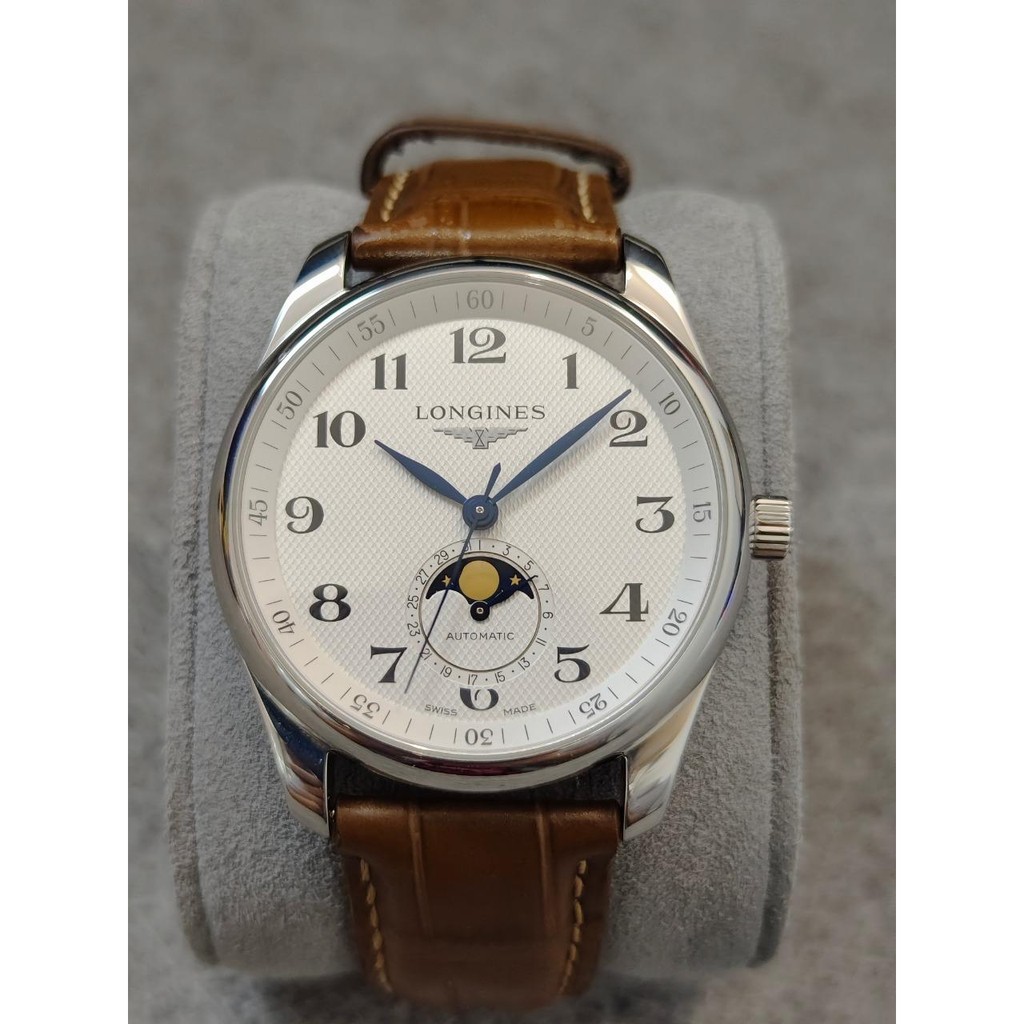 Longines Longines Longines Master นาฬิกาผู้ชายกลไกอัตโนมัติ 40mmL2.909.4.78.3