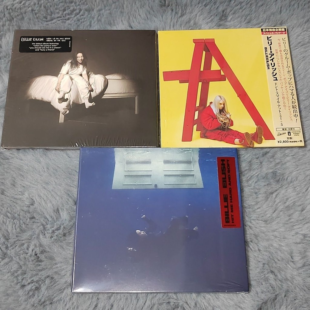 พร้อมส่ง Billie Eilish Billie Eilish CD Three Pieces Package ประกอบด้วย 2024 อัลบั้ม Music Records