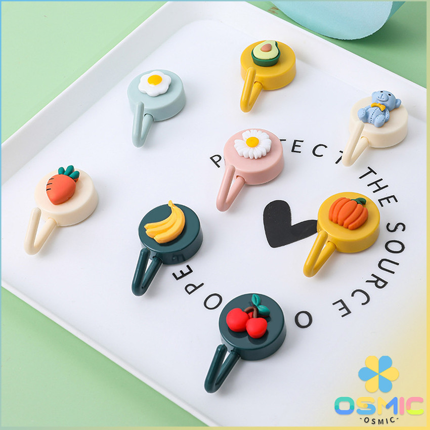 MIC ตะขอแขวนติดผนัง ลายการ์ตูนน่ารัก 3D Cartoon coat hook