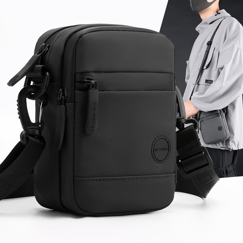YXIN#Y-2454#กระเป๋าสะพายไหล่ ขนาดเล็ก อเนกประสงค์ ใส่โทรศัพท์มือถือได้ สําหรับผู้ชาย