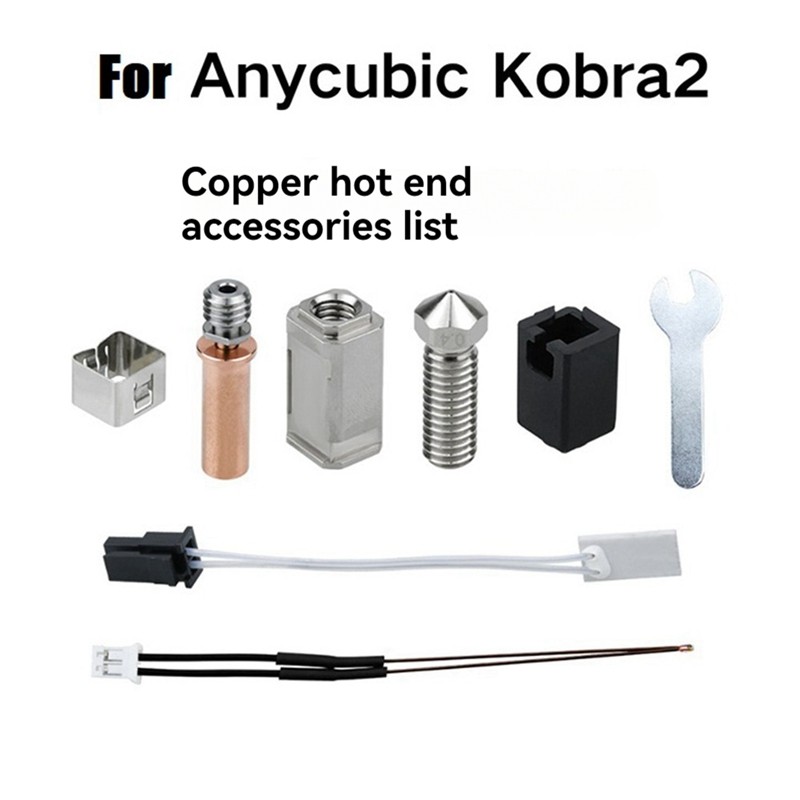 อัพเกรด Hotend Kit สําหรับ Anycubic Kobra 2 Thermistor เครื่องทําความร้อนตลับหมึก 0.4 มม.พิมพ์ Hot End สําหรับ Kobra2 Plus/Neo/Korbra2