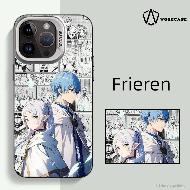 ฝังฟรี Flien Frosted สีเงินเหมาะสําหรับ iPhone 16 Pro Max 15 14 13 12 11 xs xr 7/8 เคสโทรศัพท์กันกระแทกกรณี
