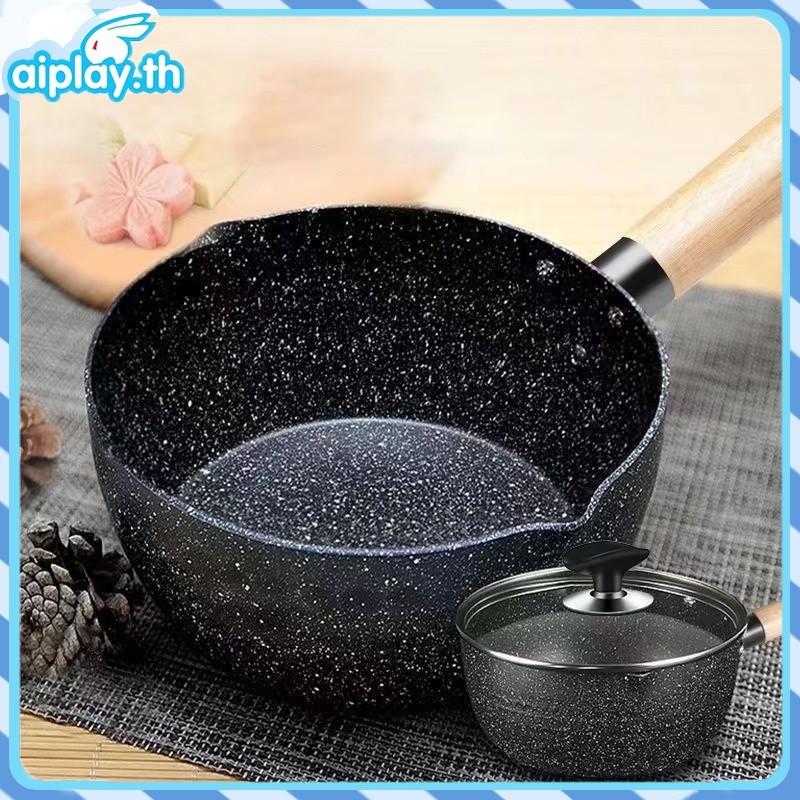 COD หม้อเคลือบหินอ่อน ถูกและดี กระทะเคลือบหินอ่อน หม้อเซรามิค กระทะเทฟล่อน ไม่ติดก้นหม้อก้นกระทะ ใช้ในครัวเรือน