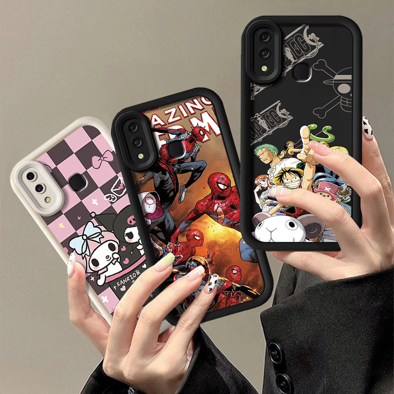 เคส vivo v9/y85 เคสโทรศัพท์ซิลิโคน กันกระแทก ป้องกันกล้อง เหมาะสําหรับ vivo v9/y85