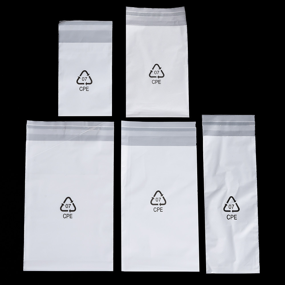 St. kunkka 50 ชิ้นกระเป๋าเก็บเครื่องประดับ CPE Self-Adhesive กระเป๋าสําหรับเครื่องประดับจัดเก็บ