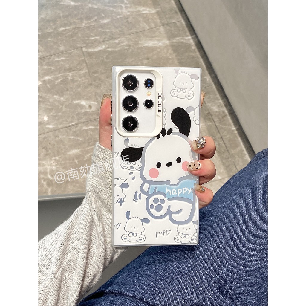 เหมาะสําหรับเคสโทรศัพท์ Samsung s25ultra คือ s24u Niche s23 Plus สิบ S22a52s21fe Ah a55 น่ารัก note20 สไตล์เกาหลี s20 Pacha สุนัข a54a53ins จะไม่ชนสาวสไตล์ใหม่
