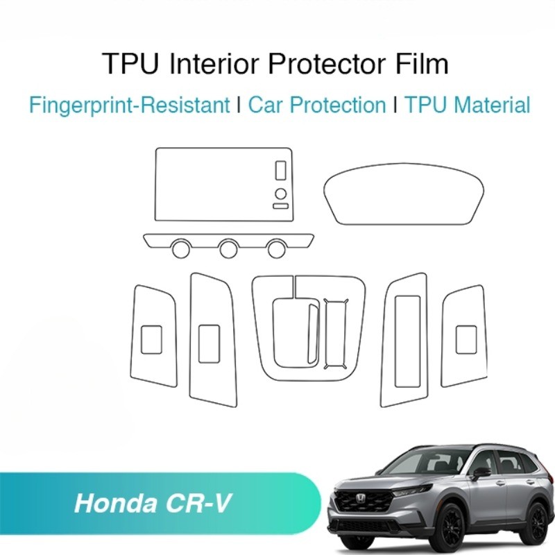 Honda CRV CR-V RS 6th Gen ฟิล์มกันรอยภายใน TPU โปร่งใสฟิล์มป้องกันรอยขีดข่วน