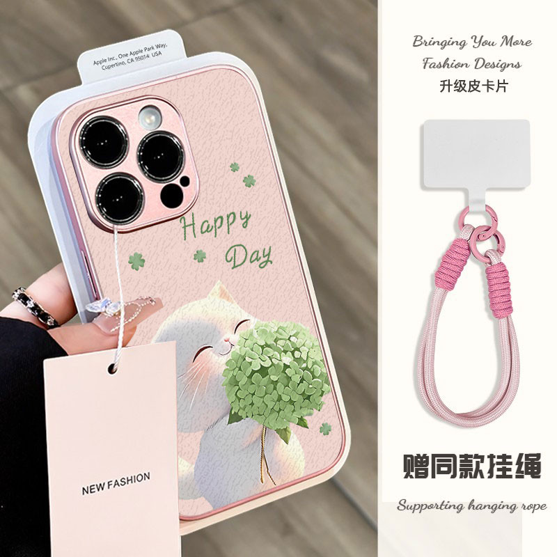 ทํางานร่วมกับ iPhone 16 PRO IP15 PRO MAX แฟชั่น IP11 PRO IP7 8P IPXS MAX IP12 IP13 IP14PLUSFrosted t