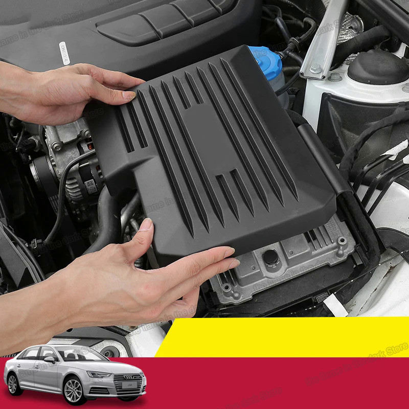 car engine computer anti dust-proof cover protector guard panel for audi A4 B9 A5 2017 2018 2019 202