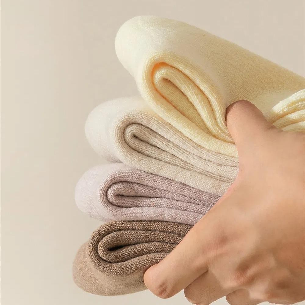 TAMATO 1 คู่ถุงเท้ากลางหลอด, Plush Hairy Keep Warm Women ถุงเท้า, นุ่มหนา Markron สี Sleep ถุงเท้าฤดูหนาว - รูปที่ 7