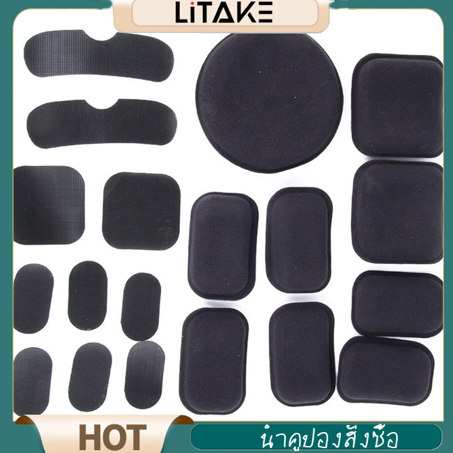 Lakeหมวกกันน็อคevaโฟมฟองน้ําด้านในเบาะpad, 9PCS EVA Pad 10PCSสติกเกอร์กลางแจ้งหมวกกันน็อคอุปกรณ์เสริมสําหรับหมวกนิรภัยฤดูร้อนป้องกันศีรษะ
