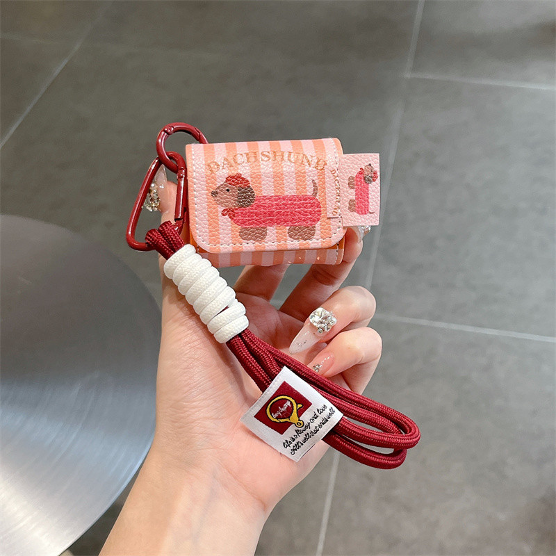 สุนัขไส้กรอก เหมาะสําหรับ Airpods1/2 3 Pro Pro2 Airpods4 ชุดหูฟังไร้สายบลูทูธป้องกันกรณี Air Pods Pro 3 4 หูฟังป้องกันกรณี