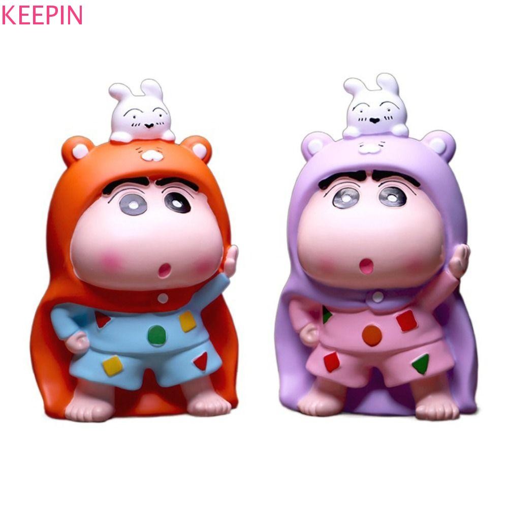 Keepin กระปุกออมสินเครยอนชินจัง, ถังออมสินชุดนอน Crayon Shin chan กล่องเงิน, ของขวัญวันเกิดรูปการ์ตูนขนาดใหญ่รุ่น Crayon Shin-chan กล่องเก็บเครื่องประดับในรถยนต์