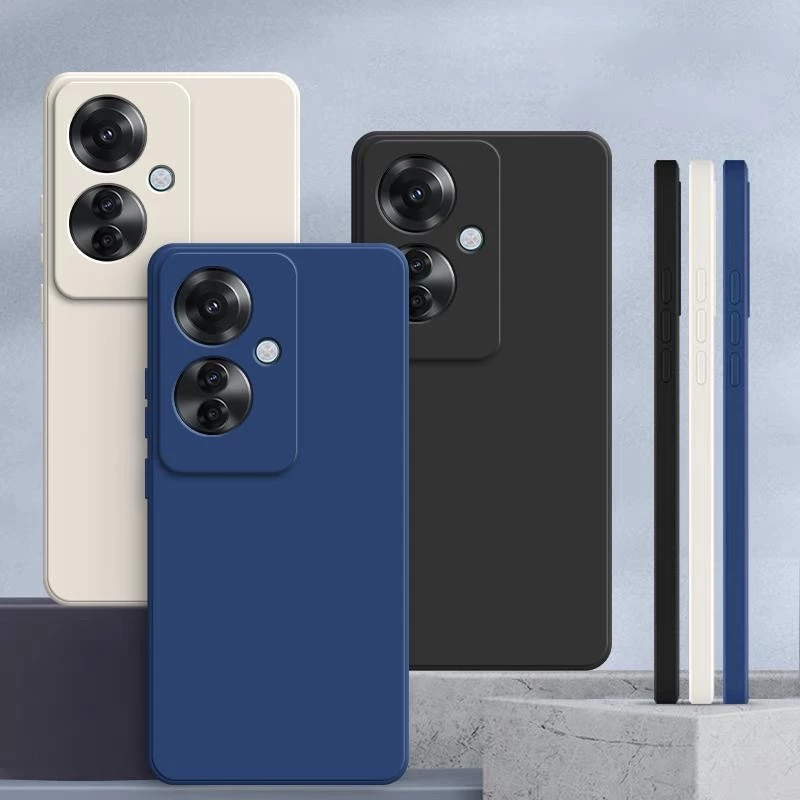 เคส OPPO Reno 11F 5g สีทึบ OPPO Reno11F 5g เคสซิลิโคนป้องกันการตกสีธรรมดาเรียบง่าย YT
