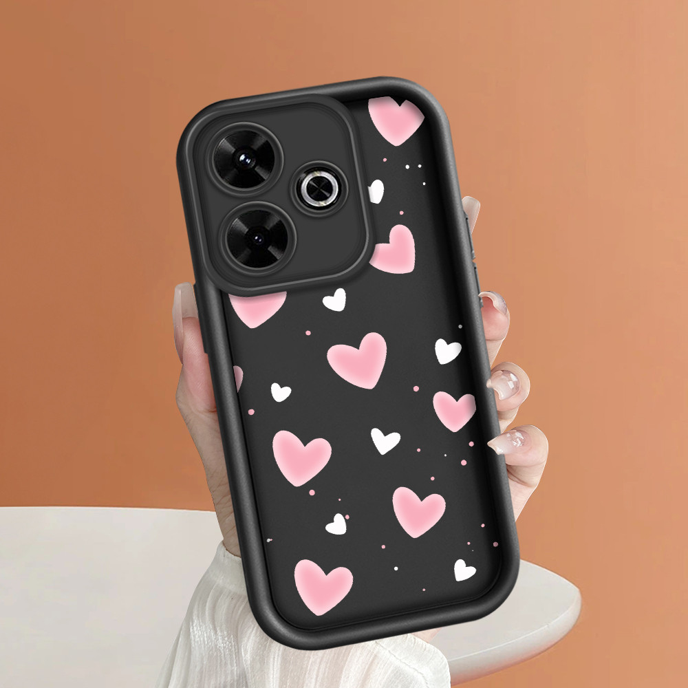 LOKAL Xiaomi Poco M6 4G Redmi 13 สําหรับหุ้นท้องถิ่น Softcase HP กรณีเคสโทรศัพท์ Soft Soft Sofcase น