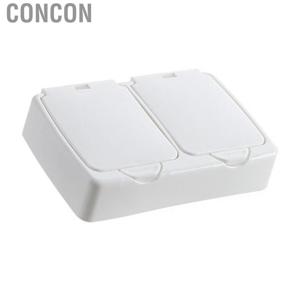 Concon สินค้าขนาดเล็กที่ใส่คอนเทนเนอร์ผมผูกพลาสติกประหยัดพื้นที่สำหรับสำนักงาน